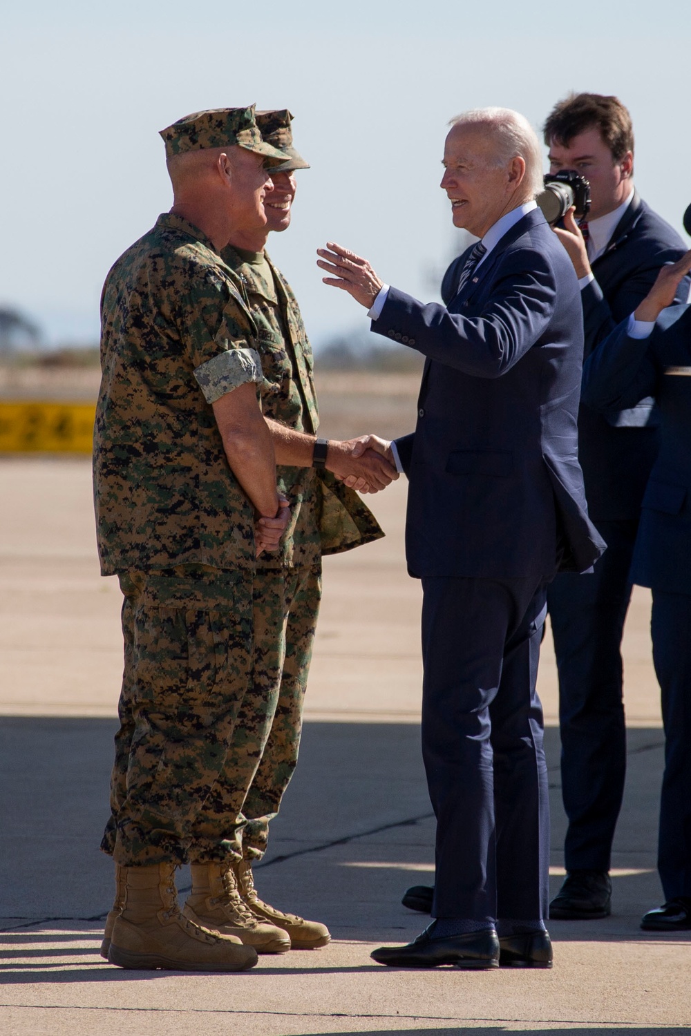 President Biden departs from MCAS Miramar