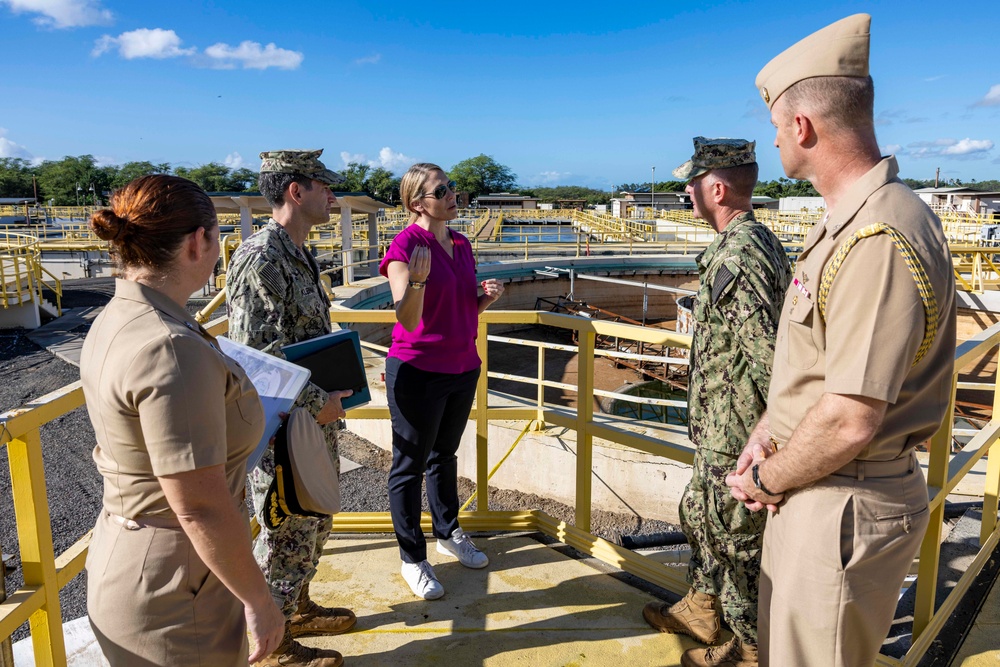 Assistant Secretary of the Navy for Energy, Installations and Environmental Tours Critical Infrastructure Points at Joint Base Pearl Harbor-Hickam