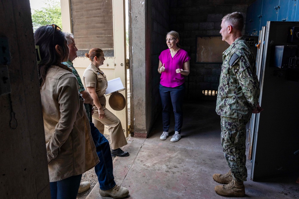 Assistant Secretary of the Navy for Energy, Installations and Environmental Tours Critical Infrastructure Points at Joint Base Pearl Harbor-Hickam