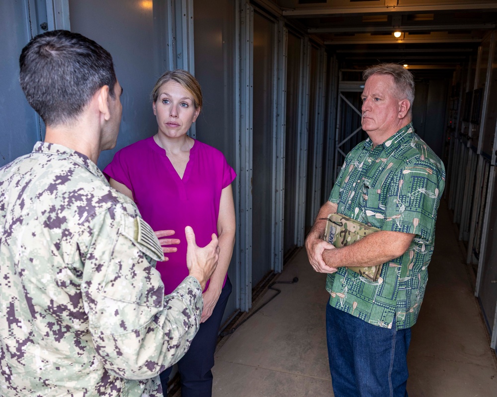 Assistant Secretary of the Navy for Energy, Installations and Environmental Tours Critical Infrastructure Points at Joint Base Pearl Harbor-Hickam