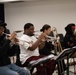 Members of the U.S Navy Band Commodores present clinic at Huston–Tillotson University.