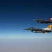 F16s conduct combat air patrol mission in support of OIR