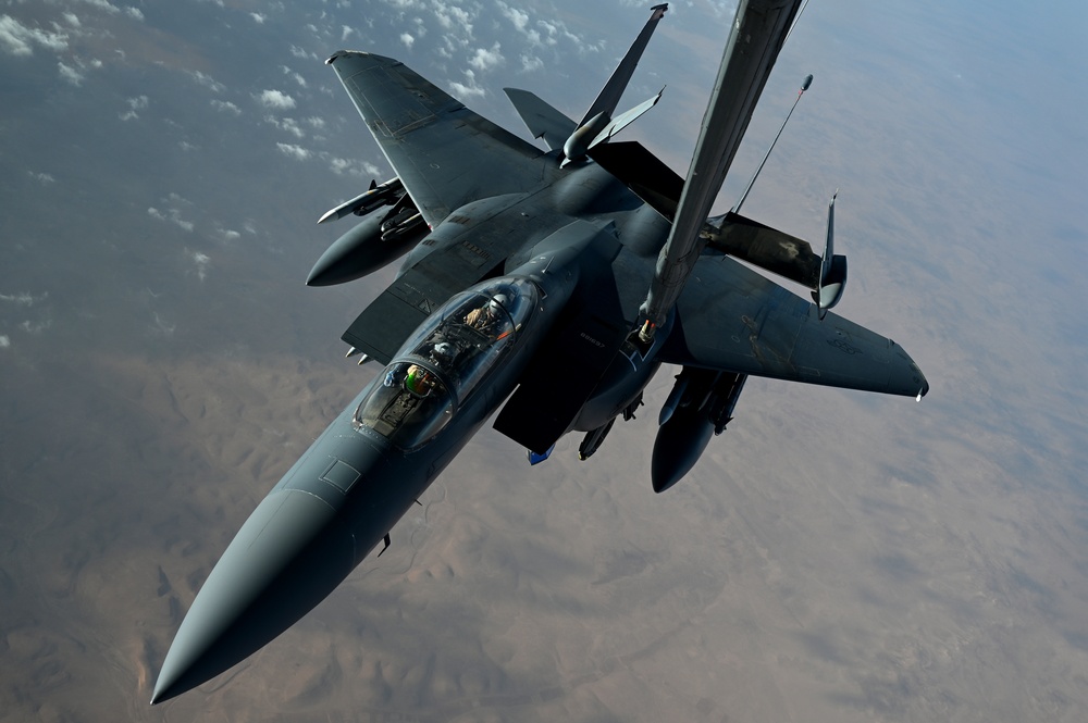 F-15s, KC-10 support Operation Inherent Resolve in Southwest Asia