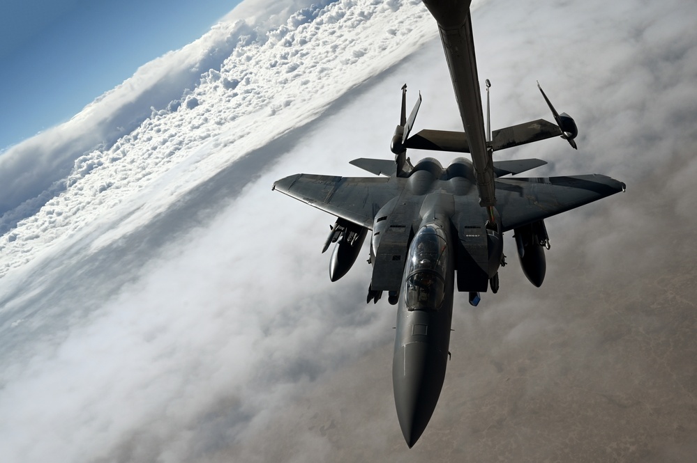 F-15s, KC-10 support Operation Inherent Resolve in Southwest Asia