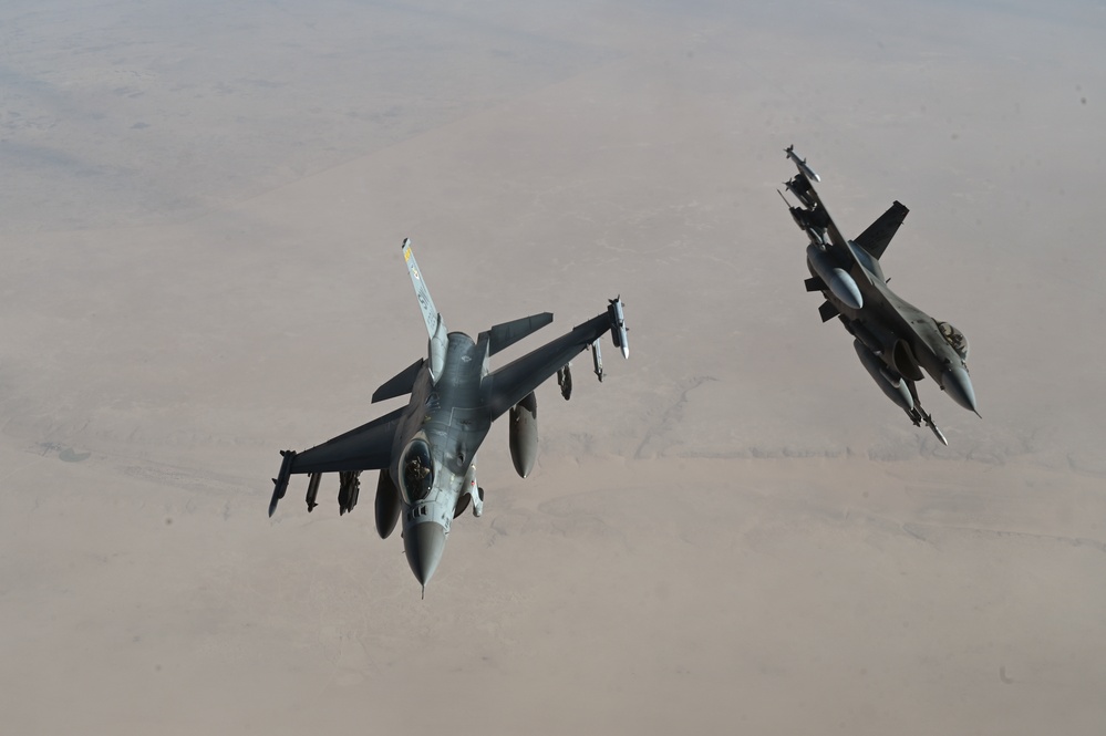 F-16s conduct OIR operations in Southwest Asia