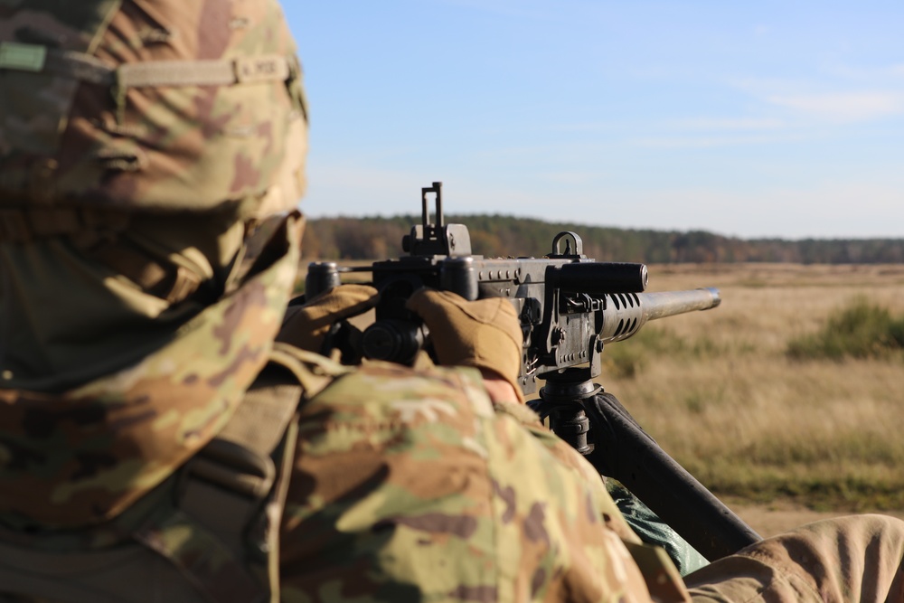 GREYWOLF Troopers Conduct M2A1 Browning Qualifications