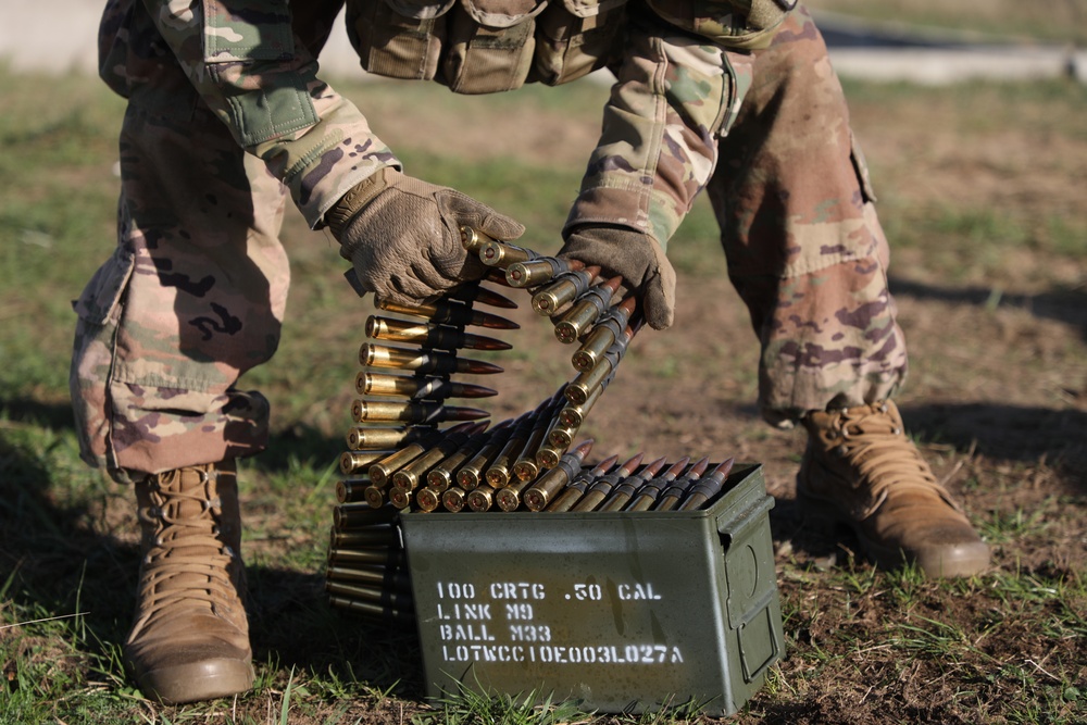 GREYWOLF Troopers Conduct M2A1 Browning Qualifications