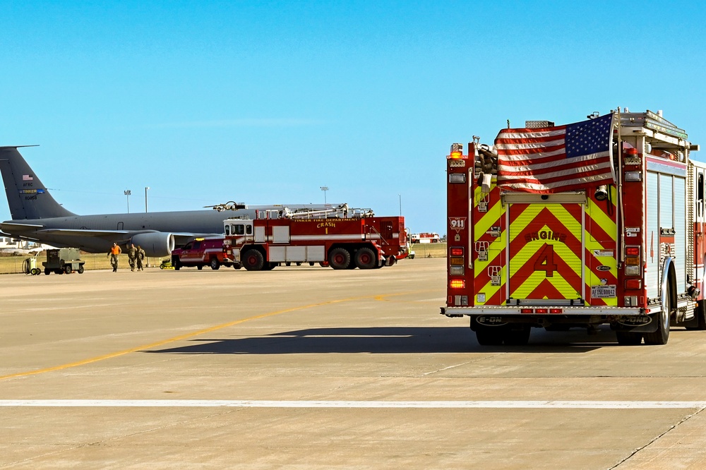 Reserve firefighters demonstrate readiness capabilities