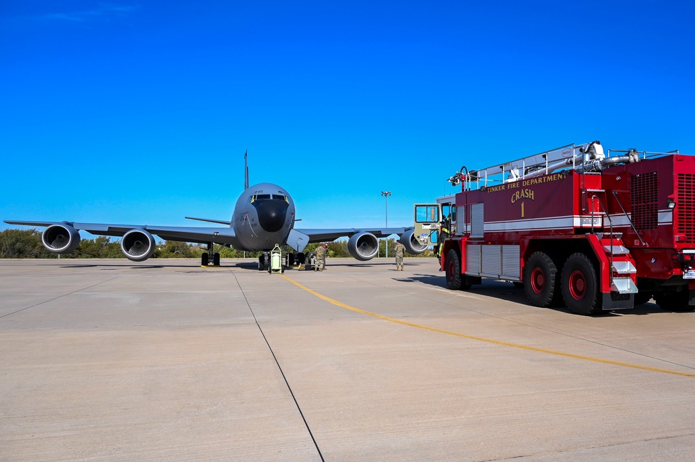 Reserve firefighters demonstrate readiness capabilities