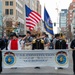 Officers and crew of USS Constitution march in the Boston Veterans Day &quot;Salute to Service&quot; Parade