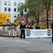 Officers and crew of USS Constitution march in the Boston Veterans Day &quot;Salute to Service&quot; Parade