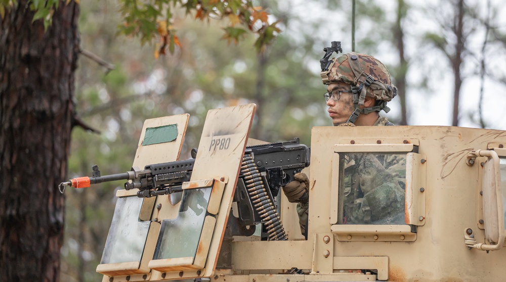 82nd Airborne Division Paratroopers React to Contact and Assist Civilian Roleplayers