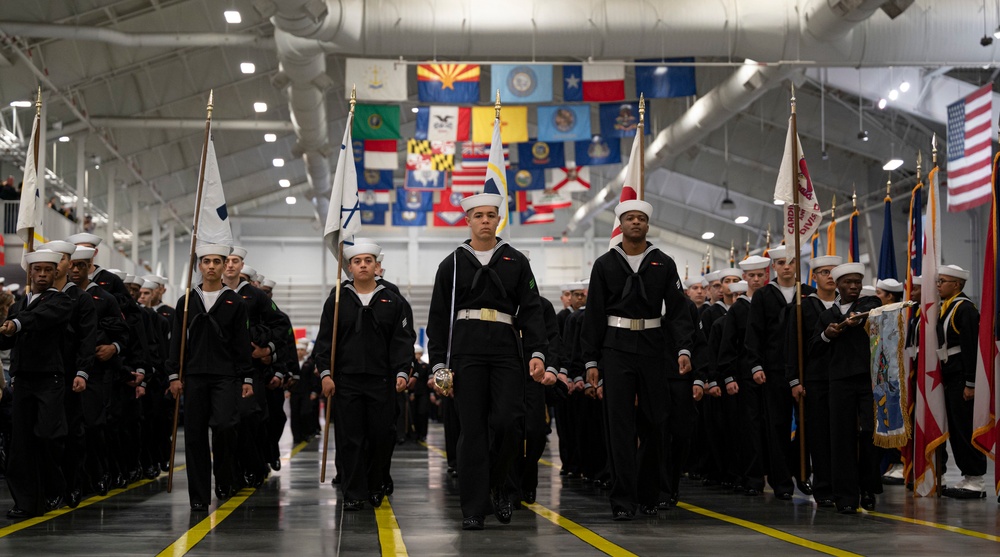 64th Annual Recruit Cardinal Division Graduates Navy Boot Camp