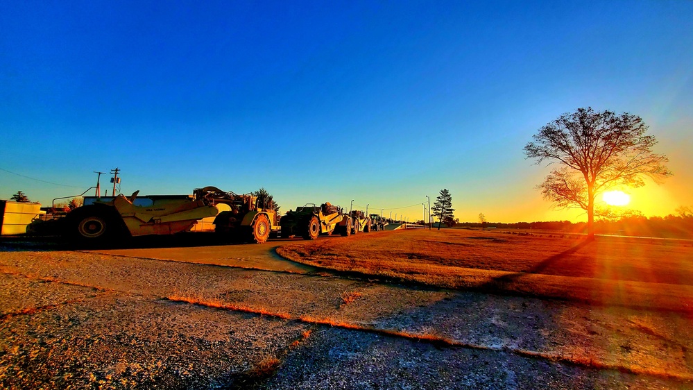 411th Engineer Company equipment deployment by rail movements at Fort McCoy