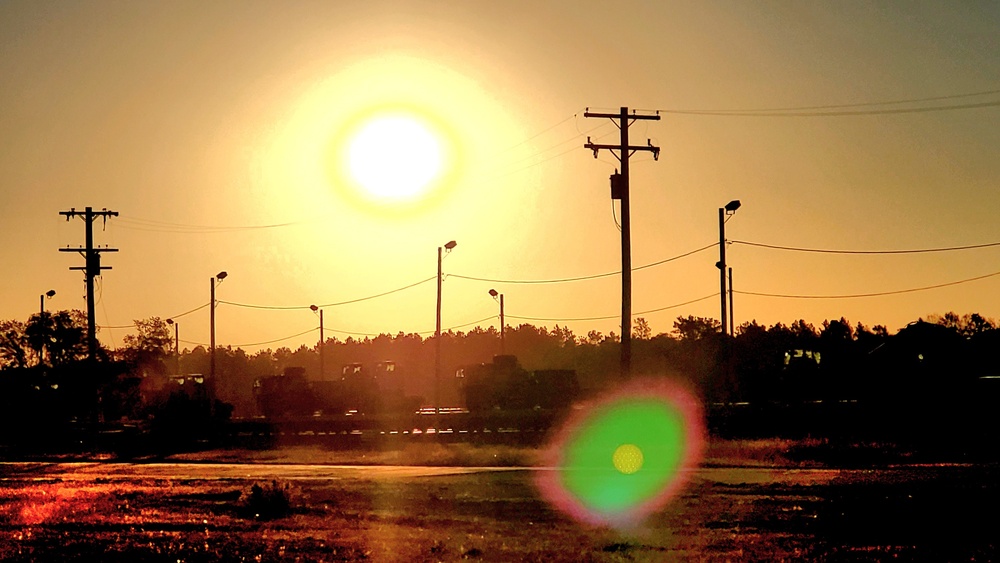 411th Engineer Company equipment deployment by rail movements at Fort McCoy