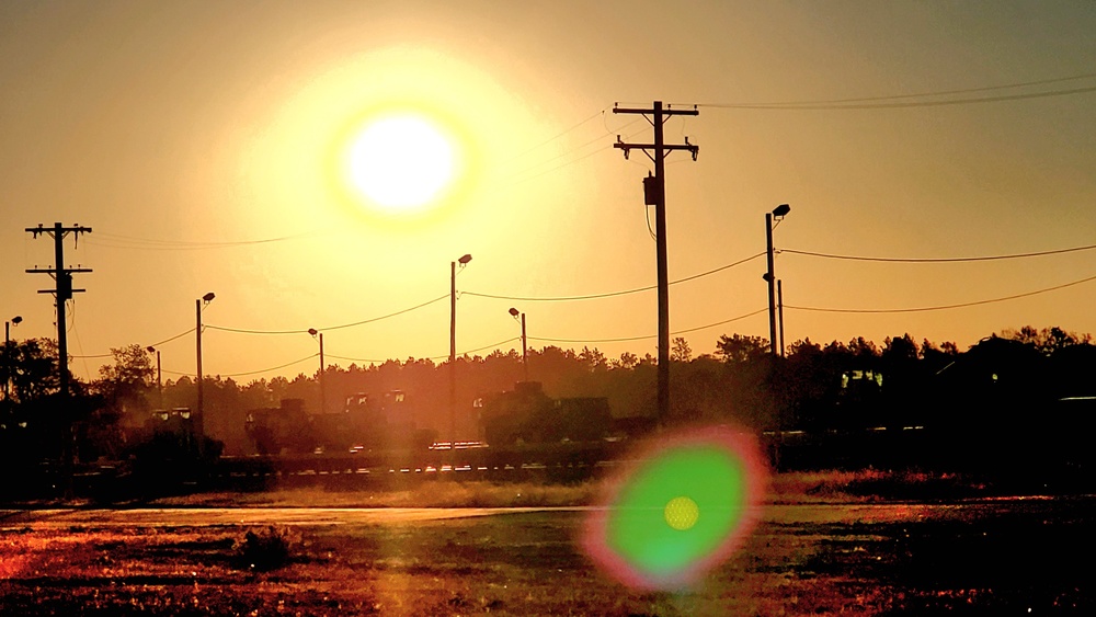 411th Engineer Company equipment deployment by rail movements at Fort McCoy