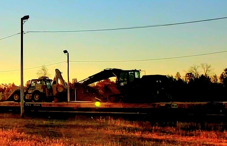 411th Engineer Company equipment deployment by rail movements at Fort McCoy