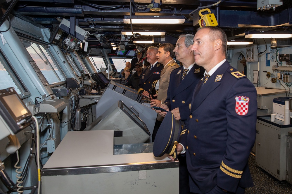 USS George H.W. Bush (CVN 77) Arrives in Split, Croatia