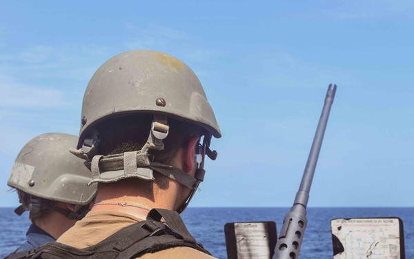 The Sullivans transits the Bab al-Mandeb