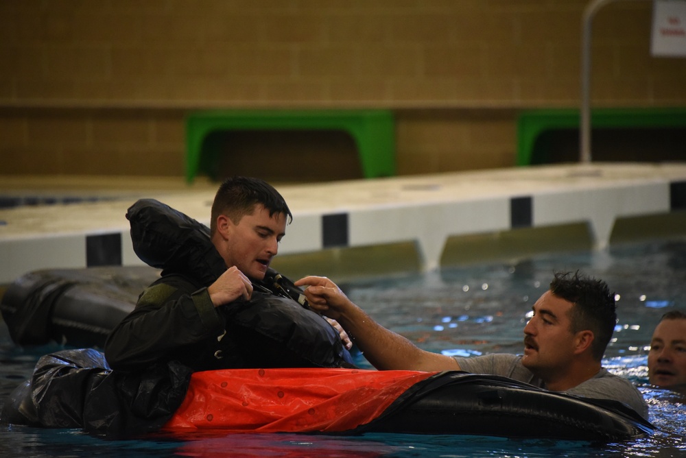 Life raft training