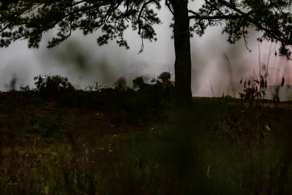 Paratroopers Engage Enemy During JRTC