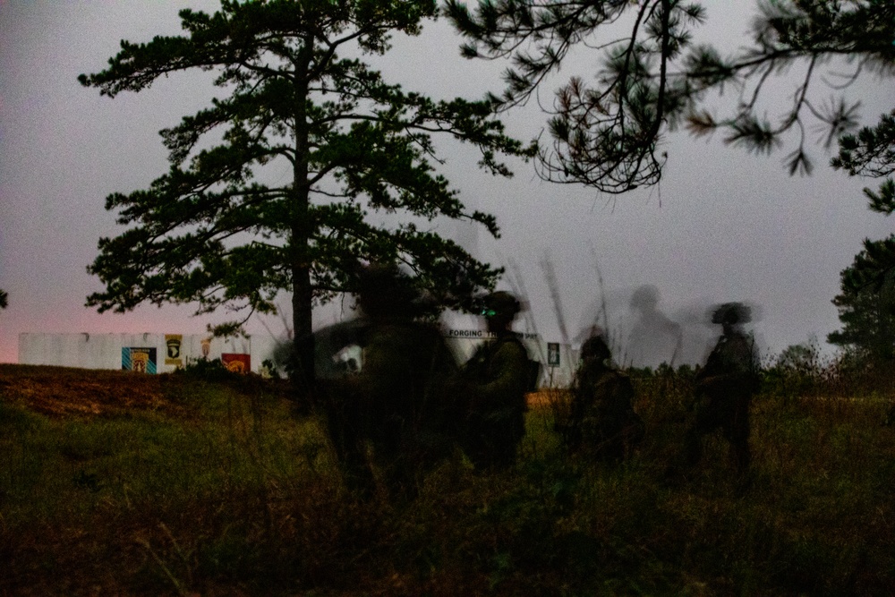 Paratroopers Engage Enemy During JRTC