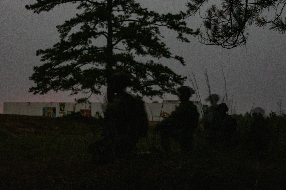 Paratroopers Engage Enemy During JRTC