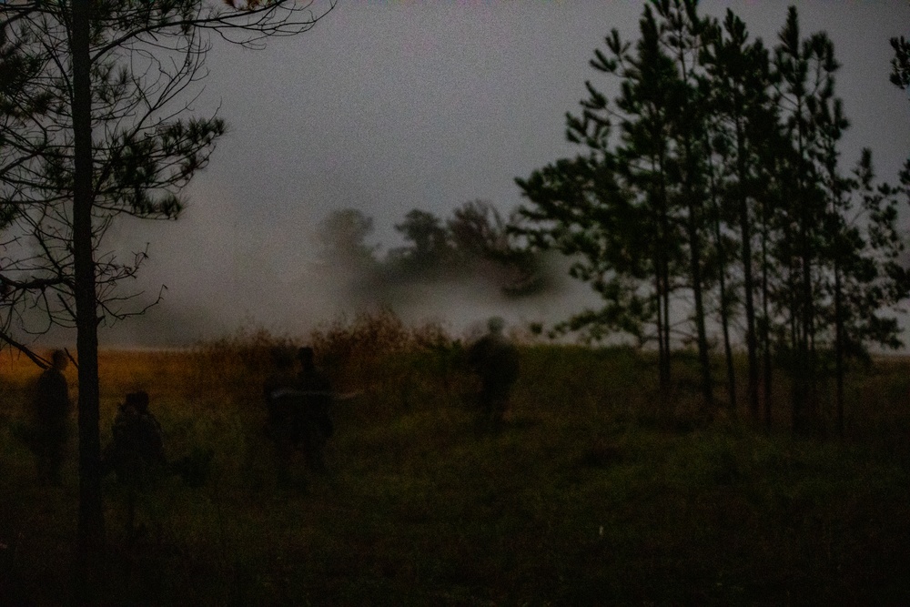 Paratroopers Engage Enemy During JRTC