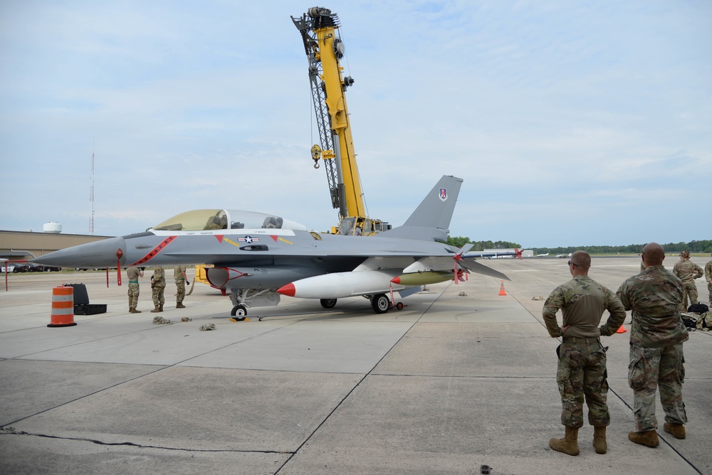 177th Fighter Wing Members participate in CDDAR training exercise at Naval Air Station Wildwood Aviation Museum