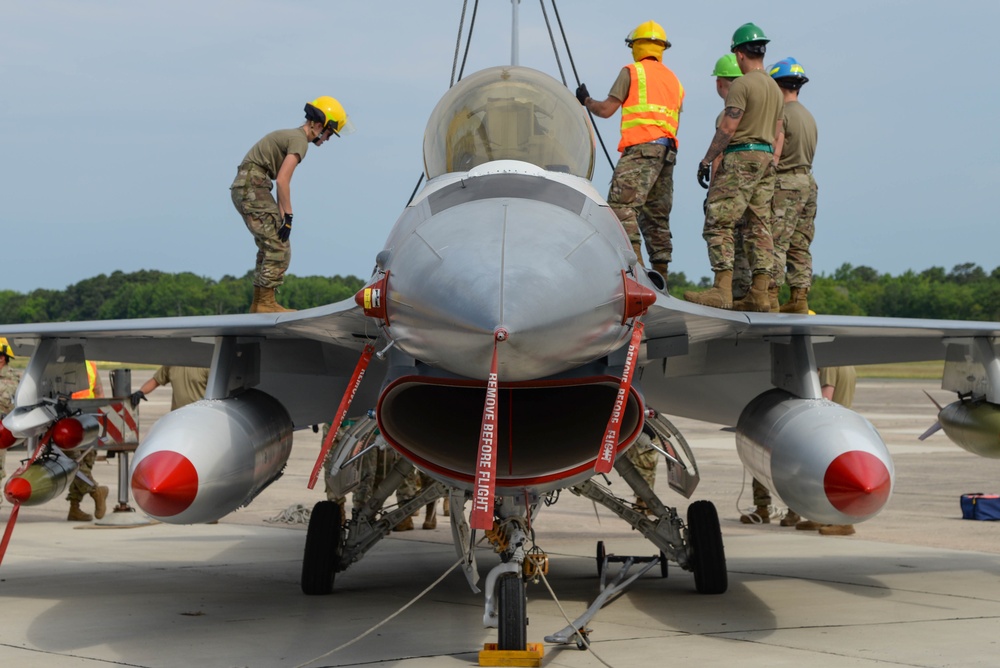 177th Fighter Wing Members participate in CDDAR training exercise at Naval Air Station Wildwood Aviation Museum