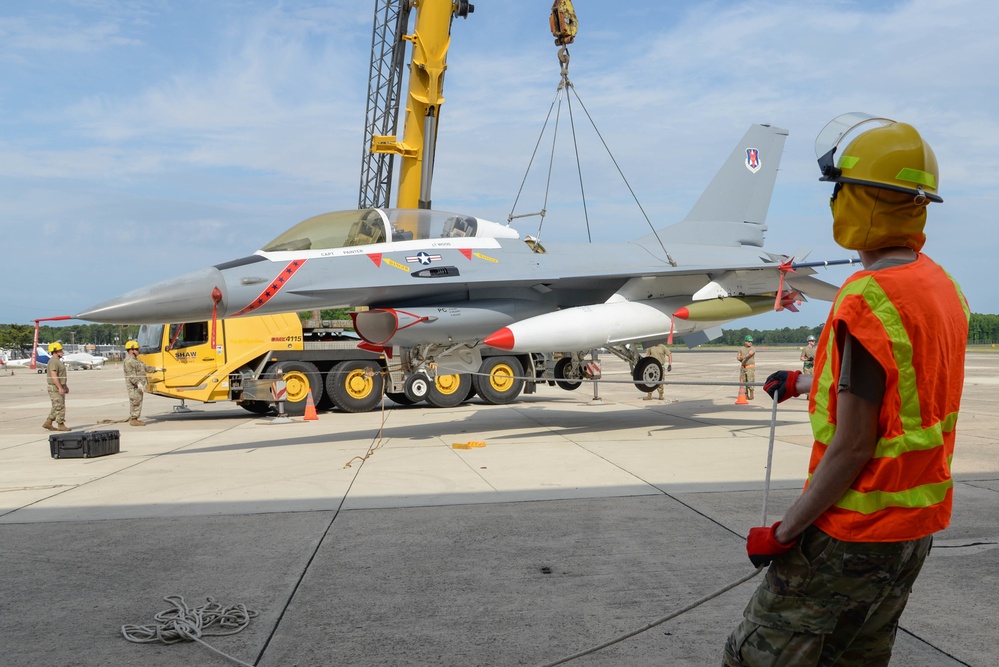 177th Fighter Wing Members participate in CDDAR training exercise at Naval Air Station Wildwood Aviation Museum