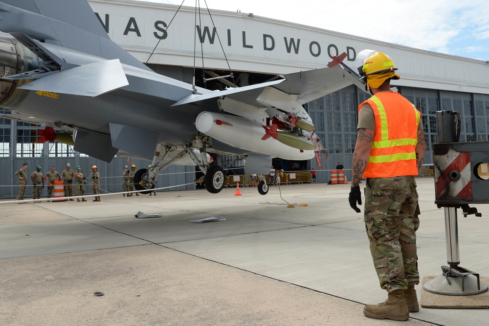 177th Fighter Wing Members participate in CDDAR training exercise at Naval Air Station Wildwood Aviation Museum