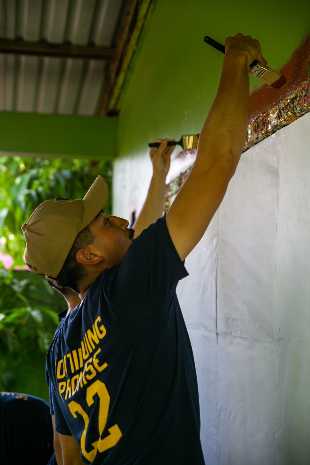 USNS COMFORT SERVICE MEMBERS RESTORE LOCAL SCHOOL, HONDURAS