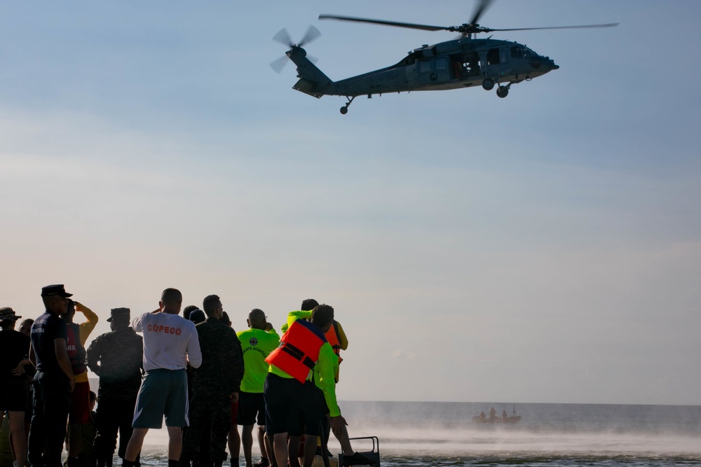 U.S. and Honduran Forces Conduct a Search and Rescue Exercise