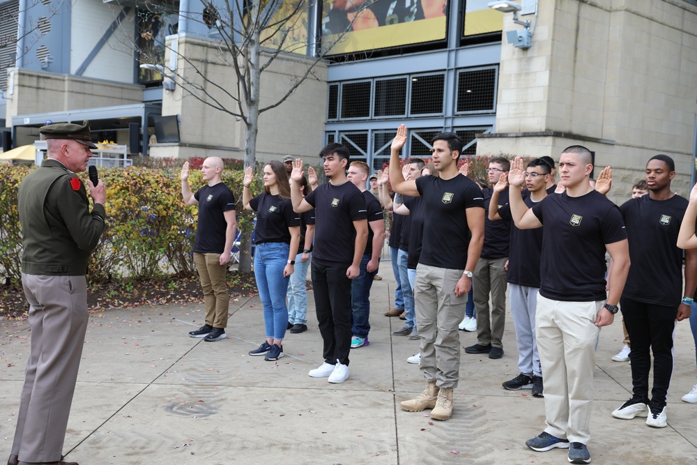 Pitt military appreciation game