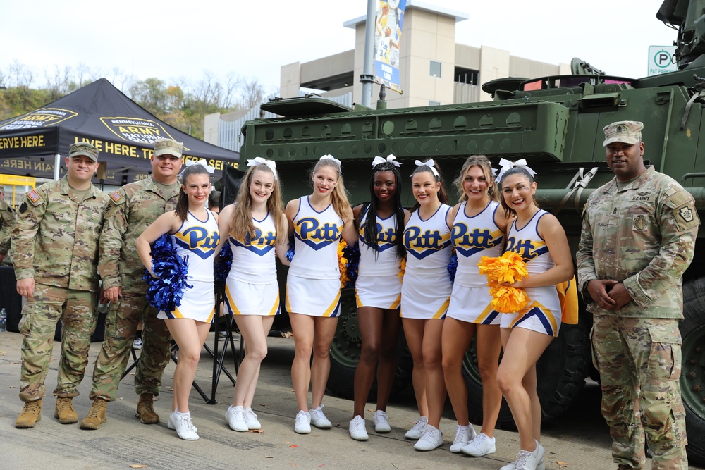 Pitt military appreciation game