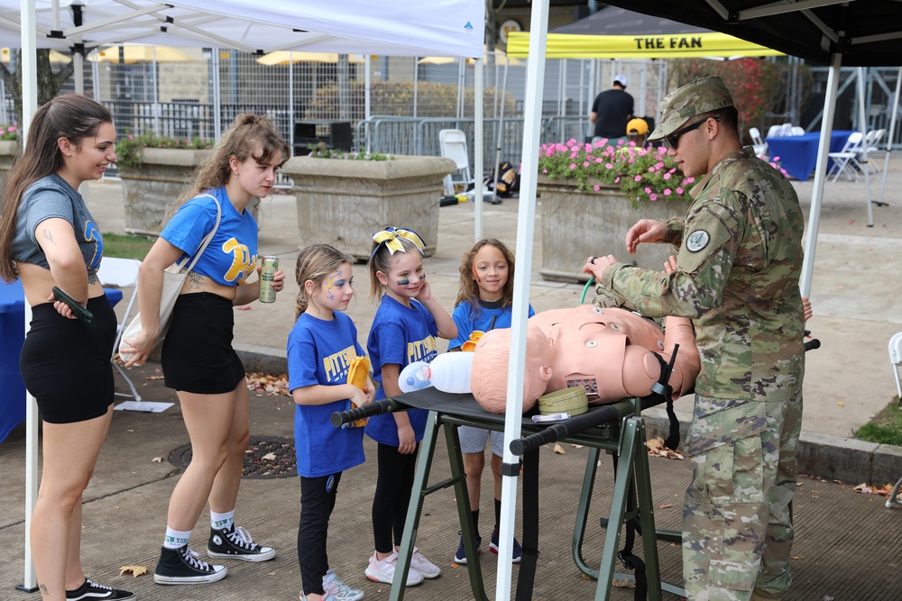 Pitt military appreciation game