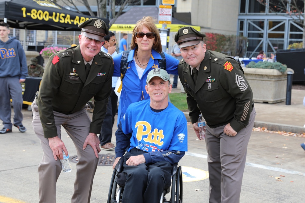 Pitt military appreciation game