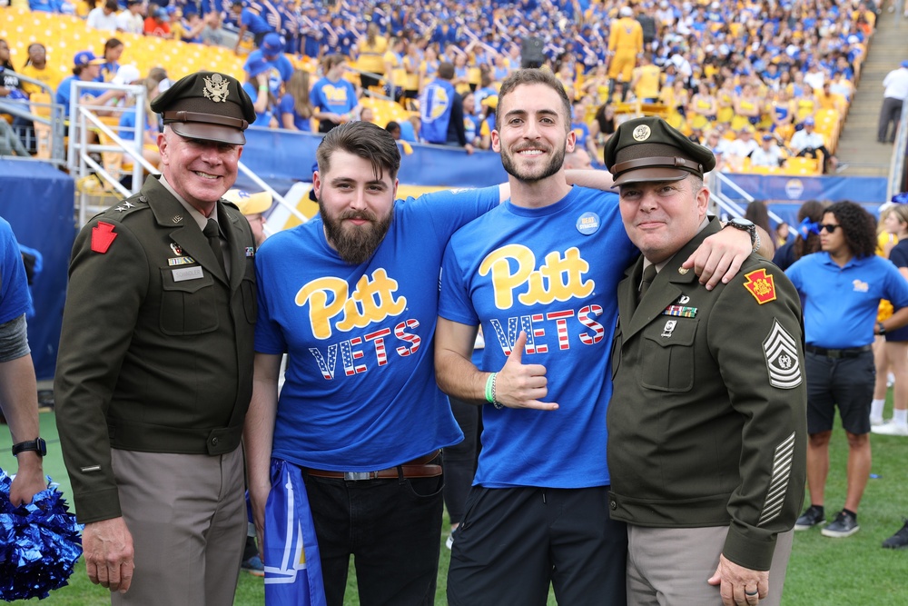 Pitt military appreciation game