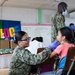 USNS COMFORT NAVY PERSONNEL VISIT ESCUELA SAN MARTIN PORRES