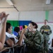 USNS COMFORT NAVY PERSONNEL VISIT ESCUELA SAN MARTIN PORRES