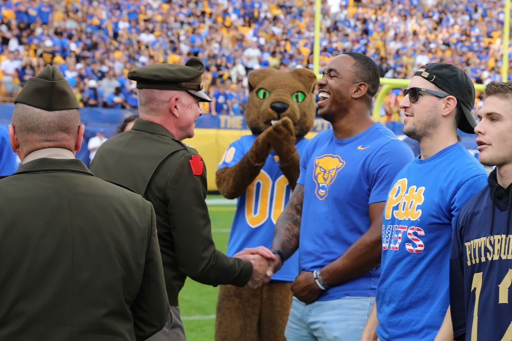 Pitt military appreciation game