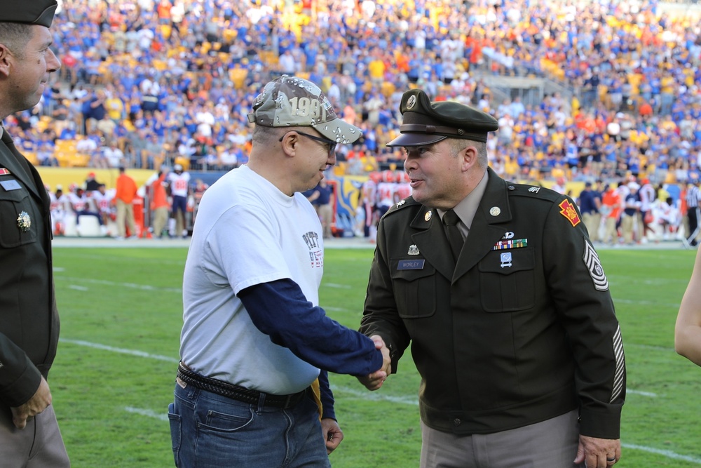 Pitt military appreciation game