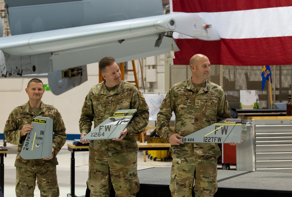 122nd Fighter Wing honors retiree for 34 years of service