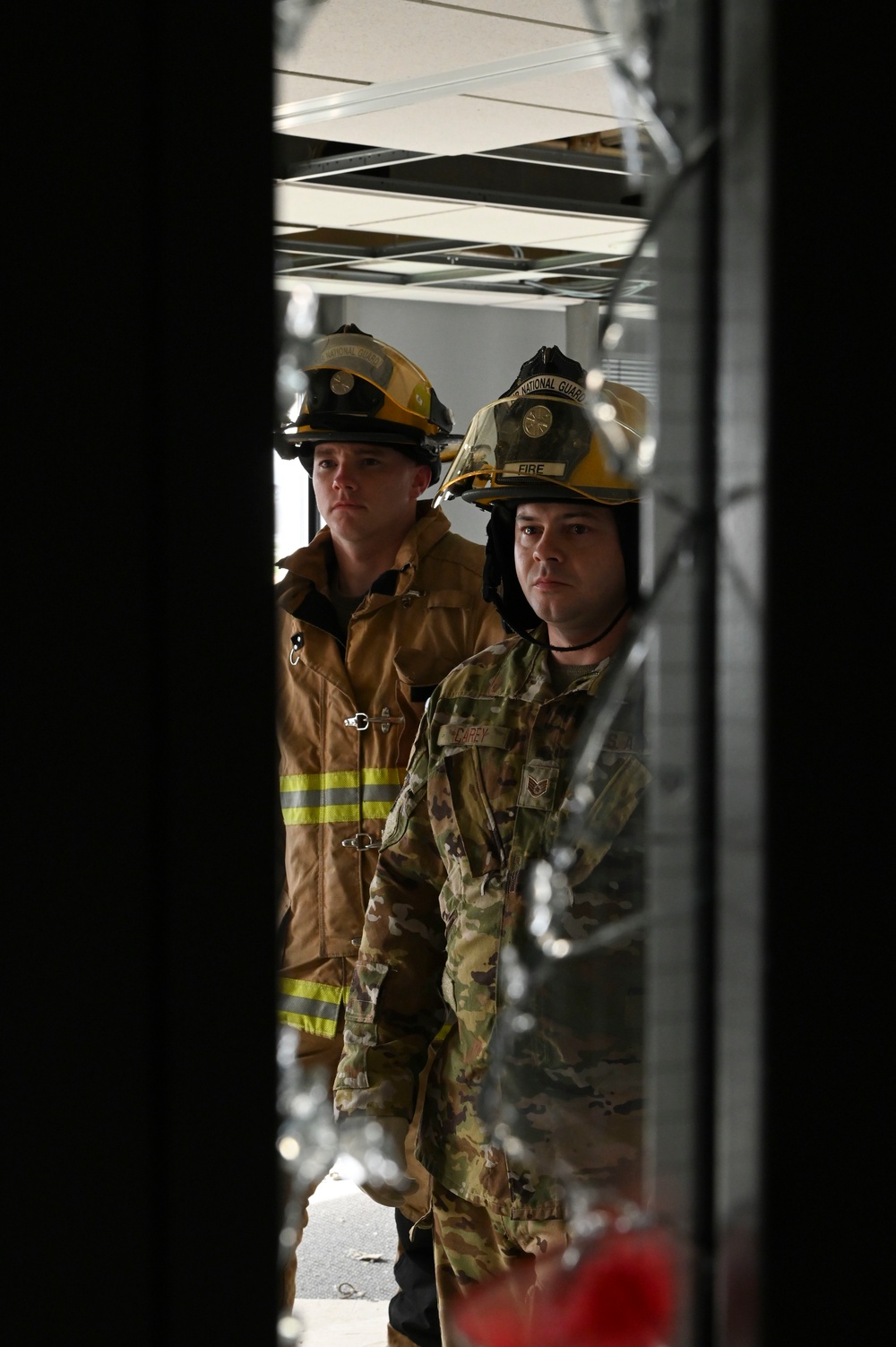 115th fire protection specialists train to breach walls and doors