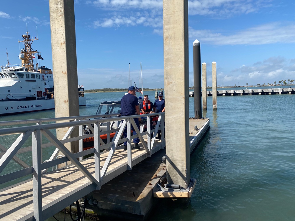 Coast Guard, good Samaritans rescue 3 after vessel fire near Galveston, Texas