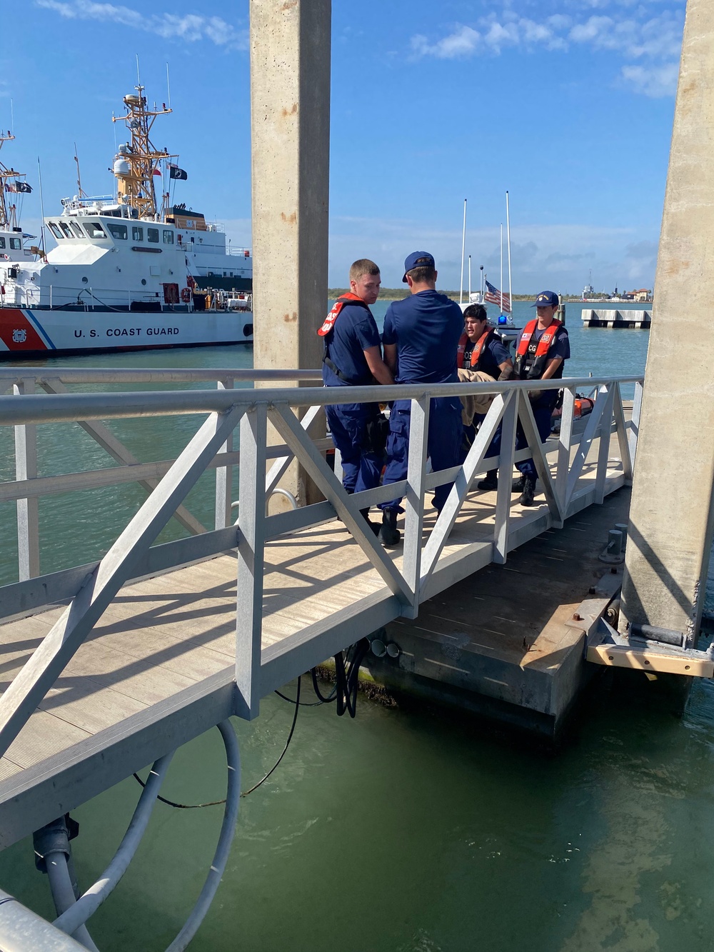 Coast Guard, good Samaritans rescue 3 after vessel fire near Galveston, Texas