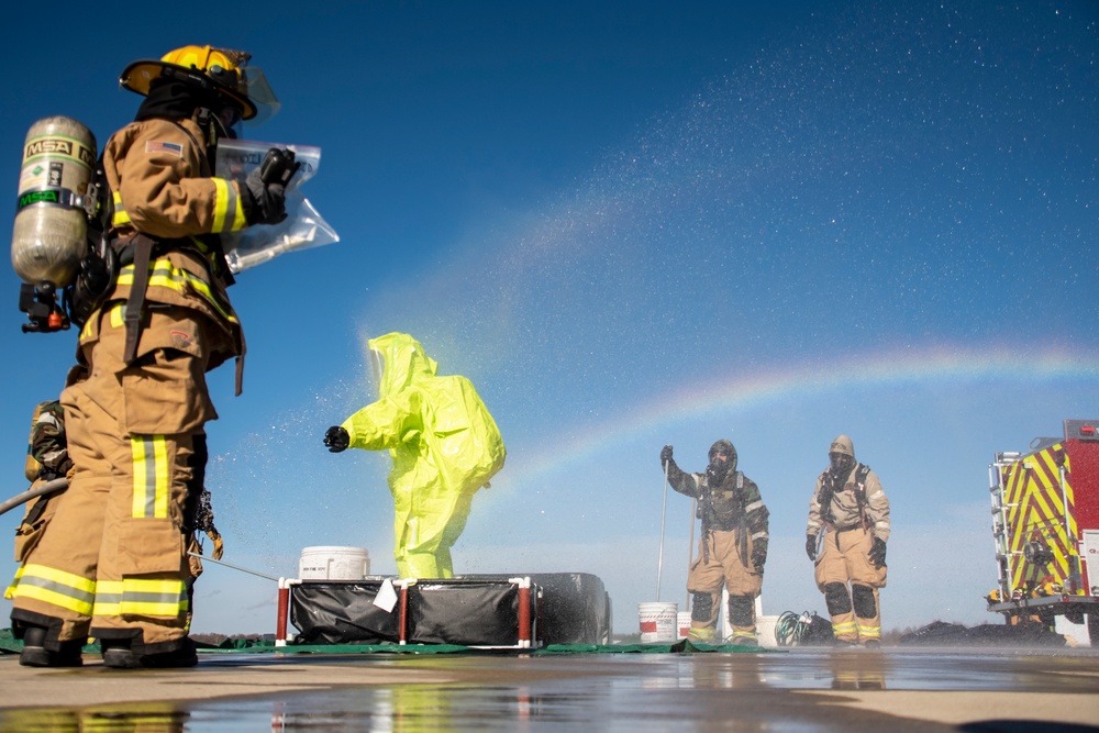 179th Airlift Wing Conducts CBRNE Training