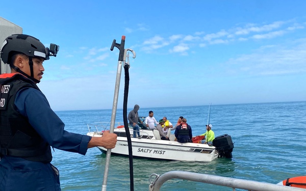 Coast Guard assists 6 aboard disabled vessel 10 miles off Galveston, Texas