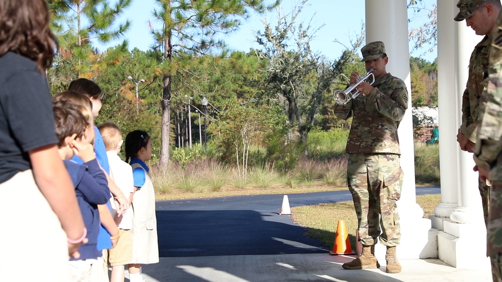 Fort Stewart Soldiers show students a day-in-the-life